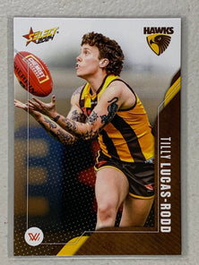 #210 Tilly Lucas-Rodd - Hawthorn Hawks - AFLW Common - 2024 AFL Footy Stars