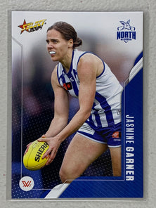 #214 Jasmine Garner - North Melbourne Kangaroos - AFLW Common - 2024 AFL Footy Stars