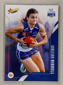 #216 Ashleigh Riddell - North Melbourne Kangaroos - AFLW Common - 2024 AFL Footy Stars