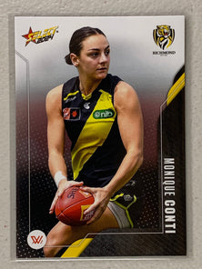 #221 Monique Conti - Richmond Tigers - AFLW Common - 2024 AFL Footy Stars