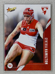 #227 Cynthia Hamilton - Sydney Swans - AFLW Common - 2024 AFL Footy Stars