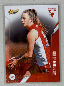 #228 Chloe Molloy - Sydney Swans - AFLW Common - 2024 AFL Footy Stars