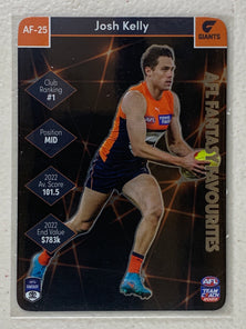 #AF-25 Josh Kelly - GWS Giants - AFL Fantasy Favourites - 2023 AFL Team Coach