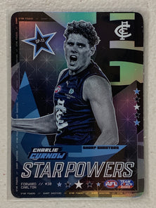 #SP-13 Charlie Curnow - Carlton Blues - AFL Star Powers Silver - 2023 AFL Team Coach