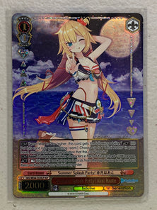 Summer Splash Party! Akai Haato - HOL/WE44-E33HLP HLP - Weiss Schwarz Hololive Production Summer Collection