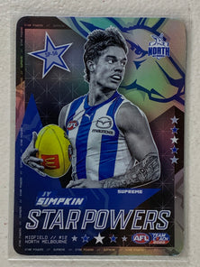 #SP-56 Jy Simpkin - North Melbourne Kangaroos - AFL Star Powers Silver - 2023 AFL Team Coach
