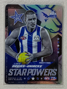 #SP-57 Luke Davies-Uniacke - North Melbourne Kangaroos - AFL Star Powers Silver - 2023 AFL Team Coach