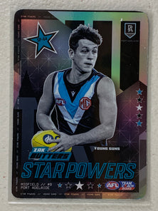 #SP-64 Zak Butters - Port Adelaide Power - AFL Star Powers Silver - 2023 AFL Team Coach