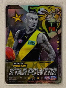 #SP-67 Dustin Martin - Richmond Tigers - AFL Star Powers Silver - 2023 AFL Team Coach