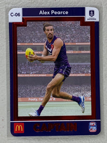 #C-06 Alex Pearce - Fremantle Dockers - AFL Captains Red - 2023 AFL Team Coach