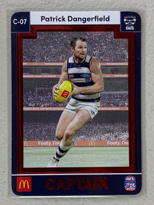 #C-07 Patrick Dangerfield - Geelong Cats - AFL Captains Red - 2023 AFL Team Coach
