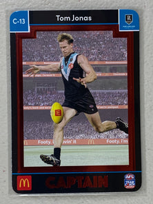 #C-13 Tom Jonas - Port Adelaide Power - AFL Captains Red - 2023 AFL Team Coach