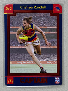 #CW-01 Chelsea Randall - Adelaide Crows - AFL Captains Red - 2023 AFL Team Coach