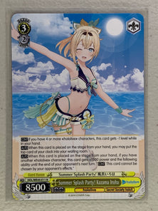 Summer Splash Party! Kazama Iroha - HOL/WE44-E11 N - Weiss Schwarz Hololive Production Summer Collection