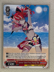 Summer Splash Party! Kureiji Ollie - HOL/WE44-E28 N - Weiss Schwarz Hololive Production Summer Collection
