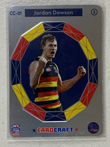 #CC-01 Jordan Dawson - Adelaide Crows - AFL Card Craft - 2023 AFL Team Coach