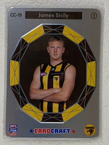 #CC-19 James Sicily - Hawthorn Hawks - AFL Card Craft - 2023 AFL Team Coach