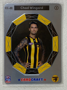 #CC-20 Chad Wingard - Hawthorn Hawks - AFL Card Craft - 2023 AFL Team Coach