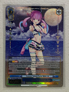 Summer Splash Party! Minato Aqua - HOL/WE44-E48HLP HLP - Weiss Schwarz Hololive Production Summer Collection