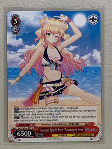 Summer Splash Party! Momosuzu Nene - HOL/WE44-E37 N - Weiss Schwarz Hololive Production Summer Collection