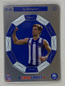 #CC-24 Jy Simpkin - North Melbourne Kangaroos - AFL Card Craft - 2023 AFL Team Coach