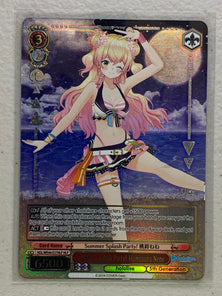 Summer Splash Party! Momosuzu Nene - HOL/WE44-E37HLP HLP - Weiss Schwarz Hololive Production Summer Collection
