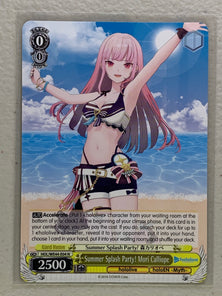 Summer Splash Party! Mori Calliope - HOL/WE44-E04 N - Weiss Schwarz Hololive Production Summer Collection