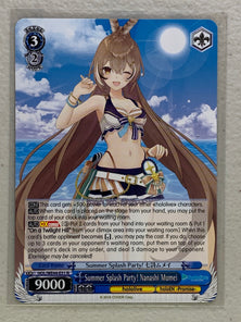 Summer Splash Party! Nanashi Mumei - HOL/WE44-E51 N - Weiss Schwarz Hololive Production Summer Collection