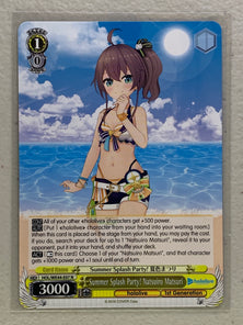 Summer Splash Party! Natsuiro Matsuri - HOL/WE44-E07 N - Weiss Schwarz Hololive Production Summer Collection