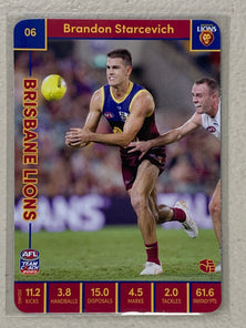 #06 Brandon Starcevich - Brisbane Lions - AFL Common - 2023 AFL Team Coach