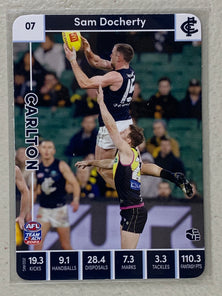#07 Sam Docherty - Carlton Blues - AFL Common - 2023 AFL Team Coach