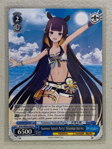 Summer Splash Party! Ninomae Ina'nis - HOL/WE44-E49 N - Weiss Schwarz Hololive Production Summer Collection