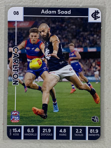 #08 Adam Saad - Carlton Blues - AFL Common - 2023 AFL Team Coach