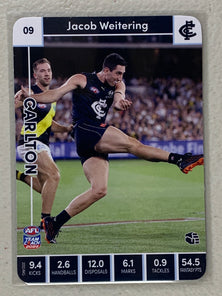 #09 Jacob Weitering - Carlton Blues - AFL Common - 2023 AFL Team Coach