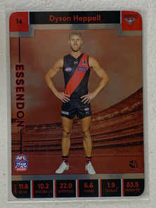 #14 Dyson Heppell - Essendon Bombers - AFL Silver - 2023 AFL Team Coach