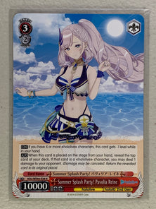 Summer Splash Party! Pavolia Reine - HOL/WE44-E38 N - Weiss Schwarz Hololive Production Summer Collection