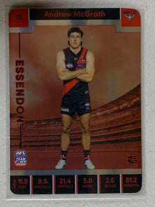#15 Andrew McGrath - Essendon Bombers - AFL Silver - 2023 AFL Team Coach