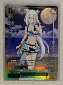 Summer Splash Party! Shirakami Fubuki - HOL/WE44-E19HLP HLP - Weiss Schwarz Hololive Production Summer Collection