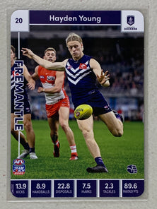 #20 Hayden Young - Fremantle Dockers - AFL Common - 2023 AFL Team Coach