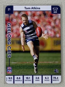 #21 Tom Atkins - Geelong Cats - AFL Common - 2023 AFL Team Coach