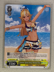 Summer Splash Party! Shiranui Flare - HOL/WE44-E05 N - Weiss Schwarz Hololive Production Summer Collection