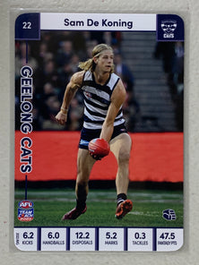 #22 Sam De Koning - Geelong Cats - AFL Common - 2023 AFL Team Coach