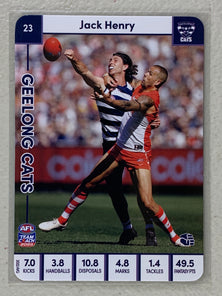 #23 Jack Henry - Geelong Cats - AFL Common - 2023 AFL Team Coach