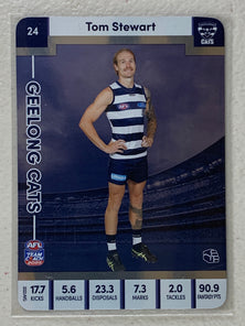 #24 Tom Stewart - Geelong Cats - AFL Silver - 2023 AFL Team Coach