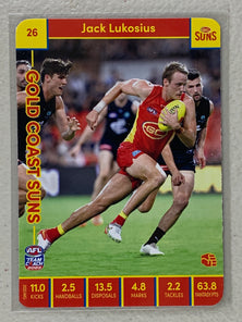 #26 Jack Lukosius - Gold Coast Suns - AFL Common - 2023 AFL Team Coach