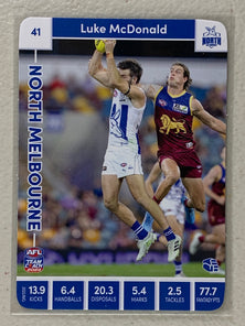 #41 Luke McDonald - North Melbourne Kangaroos - AFL Common - 2023 AFL Team Coach