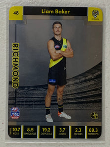 #48 Liam Baker - Richmond Tigers - AFL Silver - 2023 AFL Team Coach
