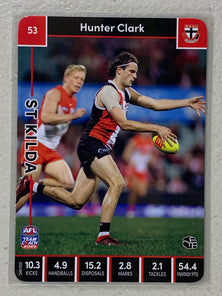 #53 Hunter Clark - St Kilda Saints - AFL Common - 2023 AFL Team Coach