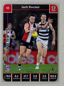 #55 Jack Sinclair - St Kilda Saints - AFL Common - 2023 AFL Team Coach