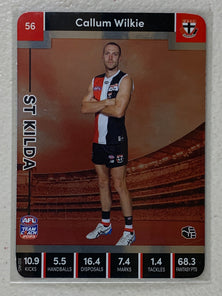 #56 Callum Wilkie - St Kilda Saints - AFL Silver - 2023 AFL Team Coach